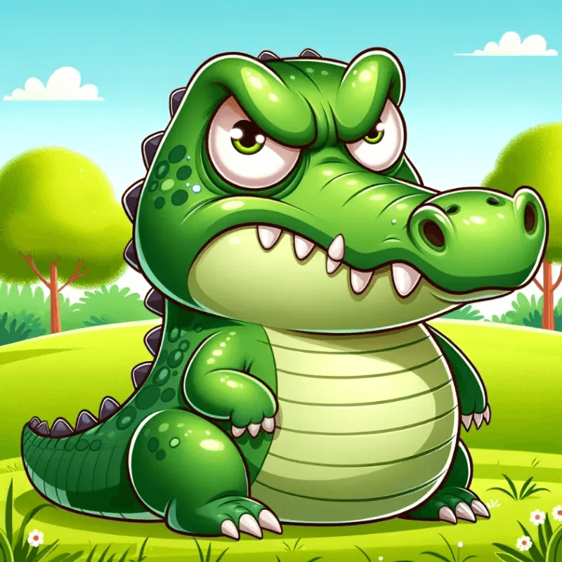 Grumpy Crocodile