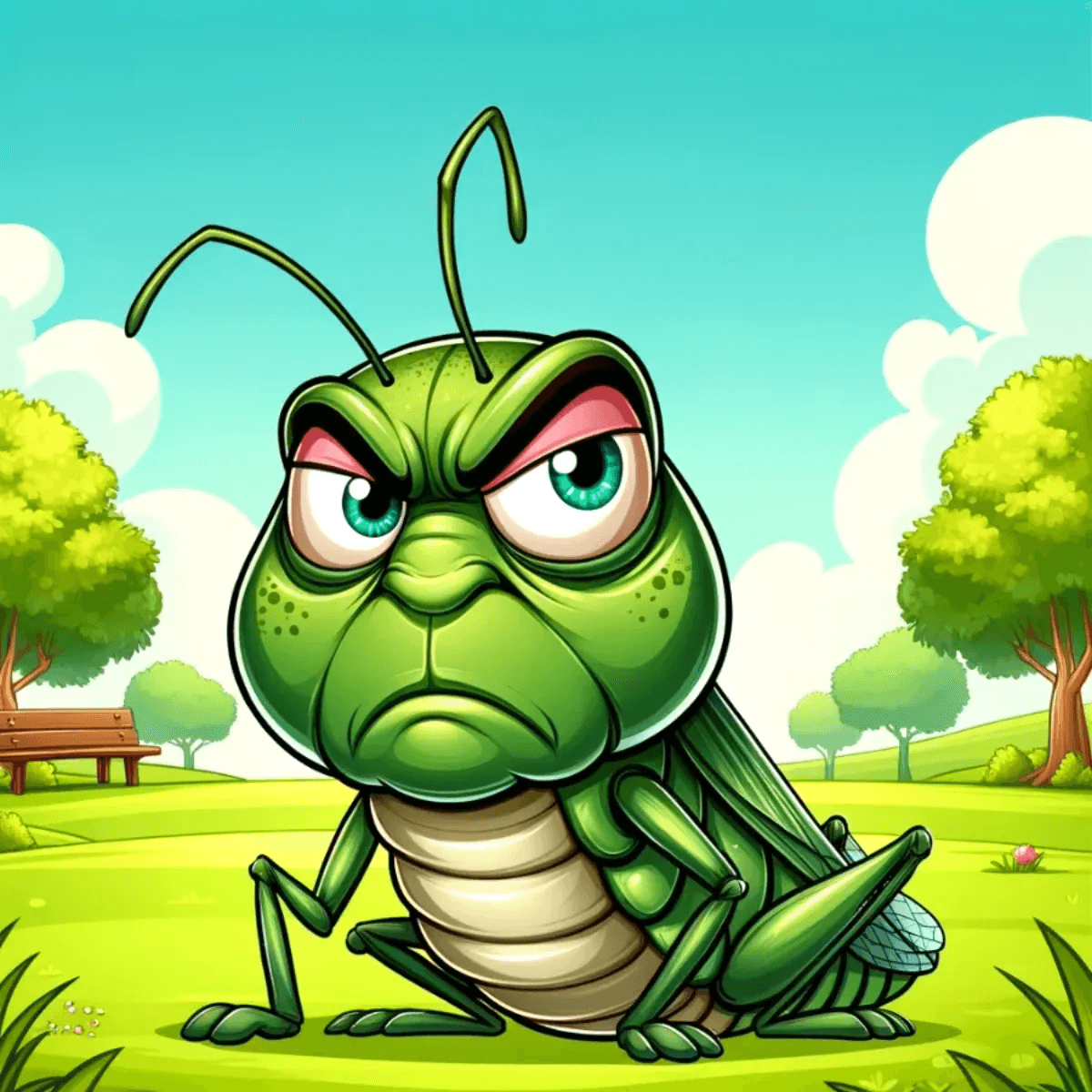 Grumpy Grasshopper
